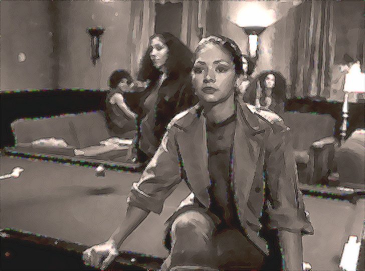 The Lizzies pool table scene